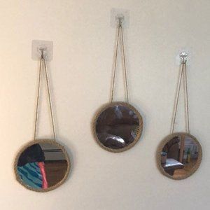 Three Piece Mirror Decor Set